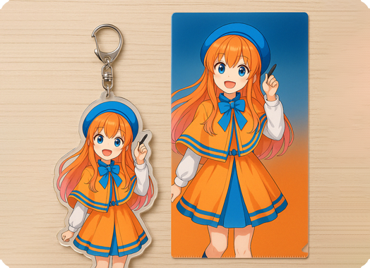 グッズ展開のイメージ